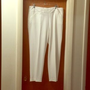 White dress pants
